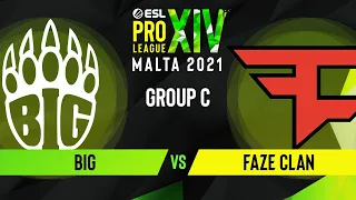 CS:GO - BIG vs. FaZe Clan [Dust2] Map 1 - ESL Pro League Season 14 - Group C