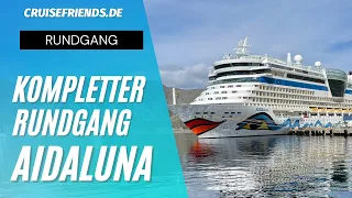 AIDAluna - Kompletter Rundgang - Tour - Schiffsrundgang - AIDA Luna - Schiffstour - Kreuzfahrt