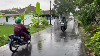 the sound of rain in front of the house| heavy rain for sleeping, studying and relaxing