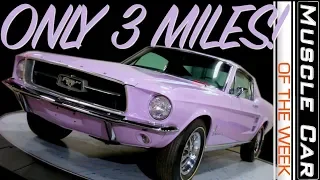 LOWEST MILEAGE 1967 Ford Mustang! Muscle Car Of The Week Episode 290 V8TV