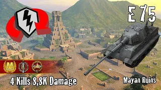 E 75  |  4 Kills 8,8K Damage  |  WoT Blitz Replays