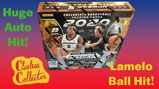 *HUGE AUTO* Lamelo Ball Hit *2020-21 Panini Prizm Draft Picks Basketball Hobby Box*