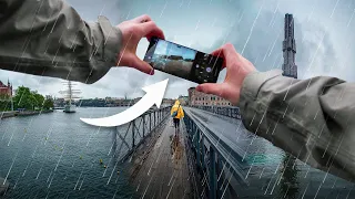 Xperia 1 V - Relaxing Rainy Street Photography POV