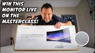 Win this Samsung, 34" Ultrawide HD Monitor!