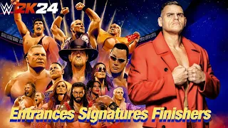 WWE 2K24 Entrances/Signatures/Finishers: Gunther