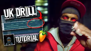 HOW TO MAKE INSANE UK DRILL BEATS WITH CRAZY 808S (fl studio tutorial)