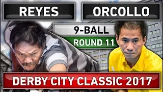 Efren Bata Reyes v Dennis Orcollo [HD] Derby City Classic 2017 Round 11 9-Ball Billiard