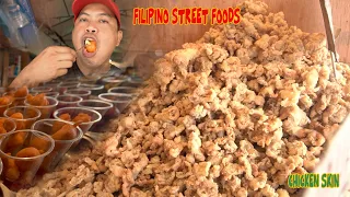 Filipino Street Food Overload | Chicken Skin, Trachea, Proben, Kwek Kwek, Fish Ball, Tempura, Lumpia