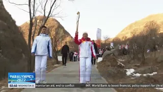 Beijing Winter Olympics | 北京冬残奥会火炬首日传递结束 | Heritage Flame lighting & torch relay start today.