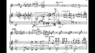 Luigi Dallapiccola - Due Studi for Violin and Piano (1946-47) [Score-Video]