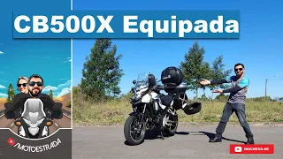 HONDA CB500X 2016 - Equipada (100%). Manutenção e acessórios.