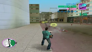 Gta Vice City - Rampage 16 | Kill 30 gang members in 2 minutes | Downtown