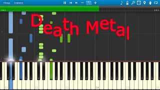 Raz Ben Ari - 10 Genres of Metal in 3 Minutes [piano cover] Synthesia