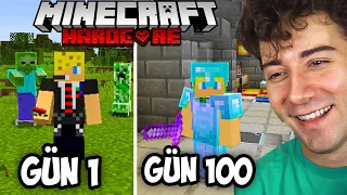 100 Gün Hayatta Kalma Challenge (Minecraft Hardcore) #1