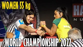 World Armwrestling Championship 2022 - Women 55 kg LEFT