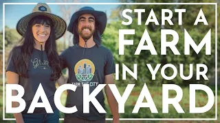 Start a FARM in your BACKYARD | Small Scale Regenerative Farming with Nature's Always Right