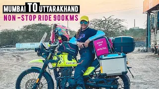 Reached Uttarakhand | Non -Stop Ride 900kms || RidergirlVishakha