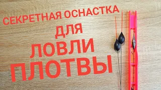 Секретная оснастка для ловли плотвы