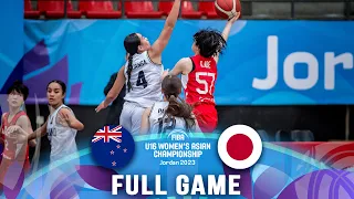 New Zealand v Japan | Full Basketball Game | FIBA U16 Women's Asian Championship 2023 - Division A