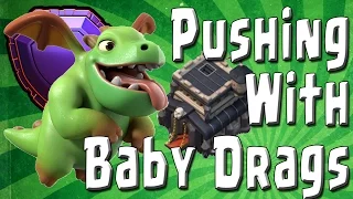 Clash of Clans - Baby Dragons in Legends League! - TH9 Pushing with Baby Drags! CoC