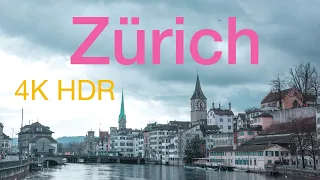Zürich, Switzerland   4K HDR Walking Tour
