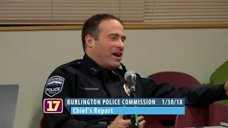 Burlington Police Commission  1-30-2018