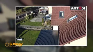 Bioklimatická pergola Artosi boční pohled