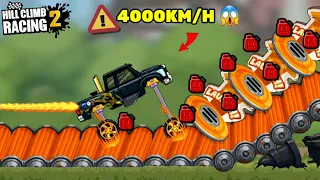 🤩 4000KM/H SPEED🔥 NEW TRACK IDEA - Hill Climb Racing 2