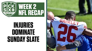 Week 2 NFL Recap: Saquon Barkley, Nick Bosa go down with injuries  Pick Six Podcast