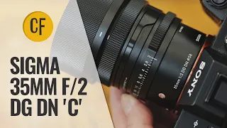 Sigma 35mm f/2 DG DN 'C' lens review (Full-frame & APS-C)
