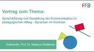 ForumAmPuls: Sprachbildung und Gestaltung von Kommunikation im pädagogischen Alltag