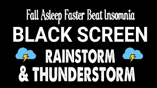 Heavy Rain and Thunderstorm - Try listening for 3 Minutes | Fall Asleep Faster Beat Insomnia