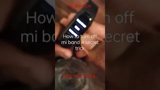 Mi band 4 | How to turn off mi band 4 | secret trick | VvT8 Tech