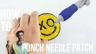 How To Make a Patch With a Punch Needle