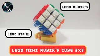 LEGO Rubik's Cube 3x3 And Cube Stand Model!!!🤯