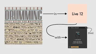 Emulating Reich's phasing technique in Ableton Live