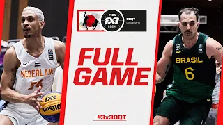 Netherlands 🇳🇱 vs Brazil 🇧🇷 | Men Full Game | FIBA #3x3UOQT 2 2024