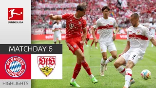 FC Bayern München - VfB Stuttgart 2-2 | Highlights | Matchday 6 – Bundesliga 2022/23