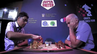 LEGENDARY CHESS!! Viswanathan Anand vs Garry Kasparov || Croatia GCT Blitz Chess 2021 - R4