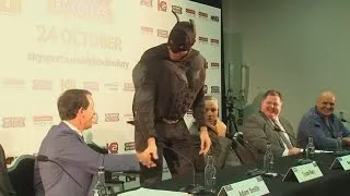 Tyson Fury dresses as Batman ahead of his fight against Wladimir Klitschko