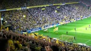 You'll never walk alone und Aufstellung beim Spiel Borussia Dortmund - VfB Stuttgart: (BVB FULL HD)