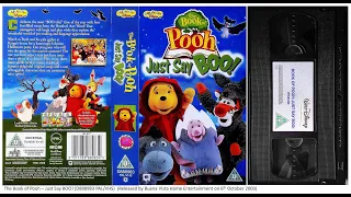 The Book of Pooh  - Just Say BOO! [UK VHS] (2003)