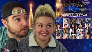 OFFICIAL RECAP: All the songs of Junior Eurovision 2021 | COUPLE REACTION VIDEO