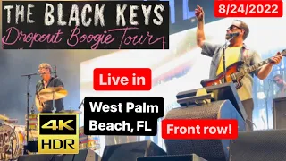 THE BLACK KEYS - FRONT ROW - Live In West Palm Beach Florida August 24 2022 Concert 4K HDR Video