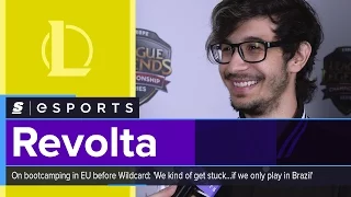 Revolta on bootcamping in EU before Wildcard: 'We kind of get stuck...if we only play in Brazil'