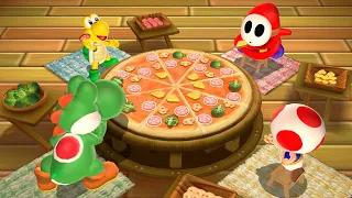 Mario Party 9 Minigames - Koopa vs Shy Guy vs Yoshi vs Toad (Master Cpu)
