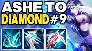 How to Play Ashe ADC in Emerald MMR - Ashe Unranked to Diamond #9 | League of Legends