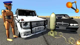 РУССКИЕ ВЗОРВАЛИ БОМБУ НА СДЕЛКЕ С ОПГ | BeamNG.drive