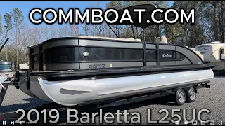 2019 Barletta L25UC Tri-Toon! Mercury 300 w/248 Hours! #barletta #tritoon #boat #boating #pontoon