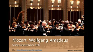 Mozart, Wolfgang Amadeus String Quartet No20 K499